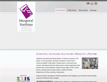Tablet Screenshot of mrakovic-partneri.rs